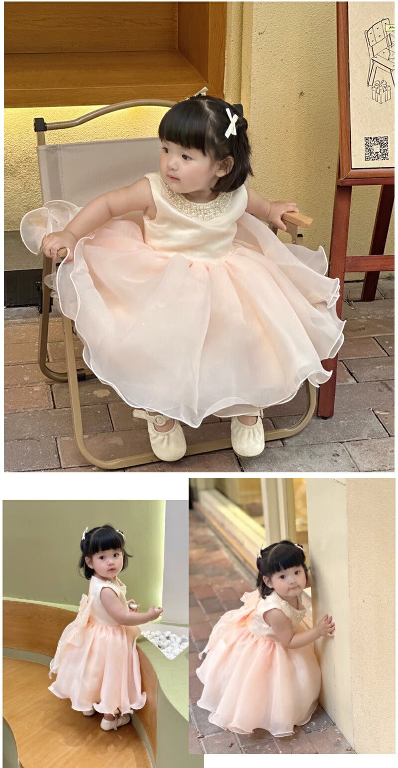 子供ドレス 女の子 プリンセス ワンピース ロングドレス 子供服 ピアノ 発表会 結婚式 入園式 入学式 卒業式 パーティー 誕生日 記念写真 小学生 70-1sgato-014