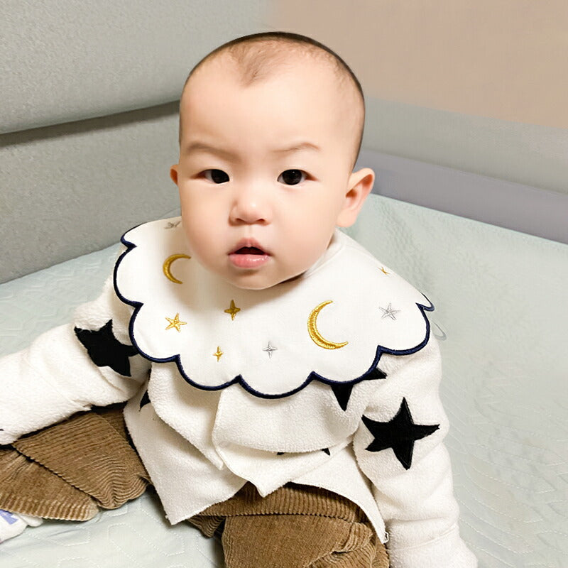 防水 スタイ セット スタイ セット かわいい 男の子 女の子 赤ちゃん よだれかけ ビブ 出産祝い ギフト スタイセット 前掛け まるいスタイ 360度 ビブtowel-011
