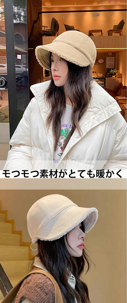 帽子 レディース 冬 大きいサイズ キャップ 深め つば広小顔対策 裏極厚起毛 零下防風防寒 キャップ メンズ ふわふわ 軽量 サイズ調整可能 ゆったり ボア あったか UV  暖かい 防風 ギフト ずれ落ちにくい 保温 日除け 登山 自転車 バイク 旅行 女性 可愛い 柔らかい