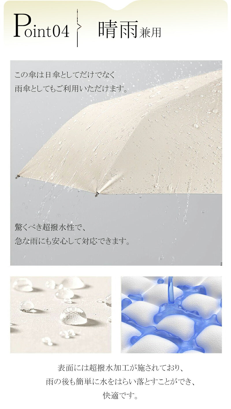 日傘 ミニ 折りたたみ 完全遮光 晴雨兼用 折り畳み傘 コンパクト 紫外線 100%遮光 UVカット 傘 超撥水 パステルカラー 超軽量 レディース 女性用 雨傘 プレゼント ギフト UV対策 シンプル おしゃれ 軽い 無地 わずか210g