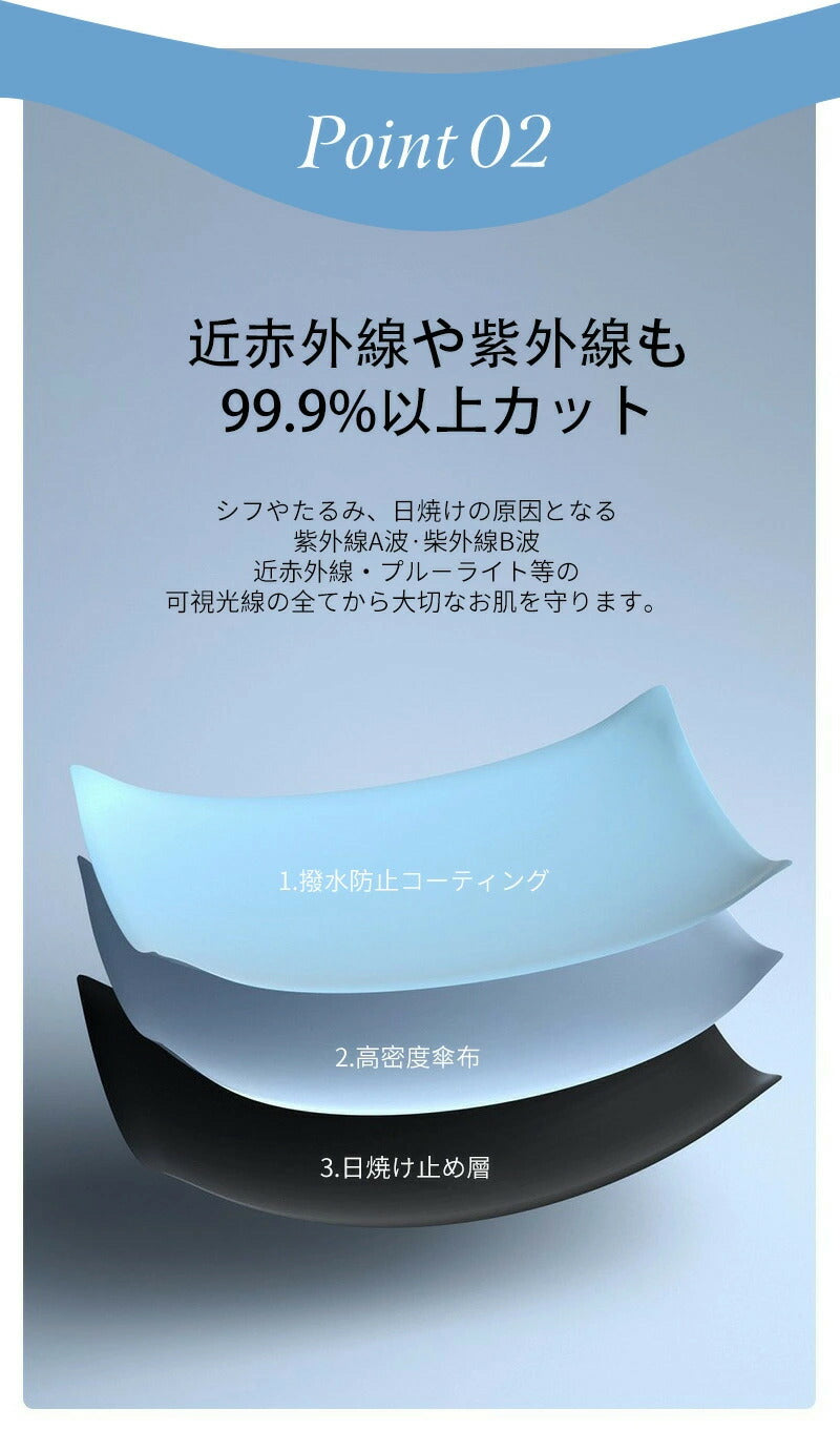 完全遮光 日傘 遮光率100% 折りたたみ 傘 自動開閉 折り畳み傘 軽量 1級遮光 UVカット 大きい レディース メンズ コンパクト 大きめ 防水 ワンタッチ 丈夫 風に強い 女性 10本骨 撥水 軽量  耐風 晴雨兼用 晴雨兼用傘