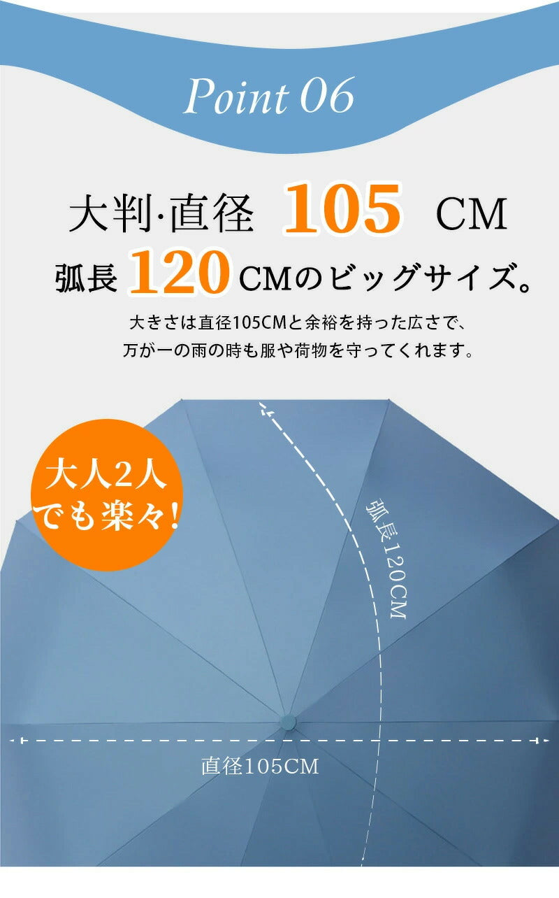 完全遮光 日傘 遮光率100% 折りたたみ 傘 自動開閉 折り畳み傘 軽量 1級遮光 UVカット 大きい レディース メンズ コンパクト 大きめ 防水 ワンタッチ 丈夫 風に強い 女性 10本骨 撥水 軽量  耐風 晴雨兼用 晴雨兼用傘