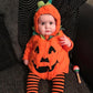 【最後の在庫処分】ロンパース ベビー ベビーロンパース かぼちゃ カボチャ 男の子 女の子 ハロウィン かぼちゃロンパース 仮装 コスチューム ベビーコスチューngy-1-cp