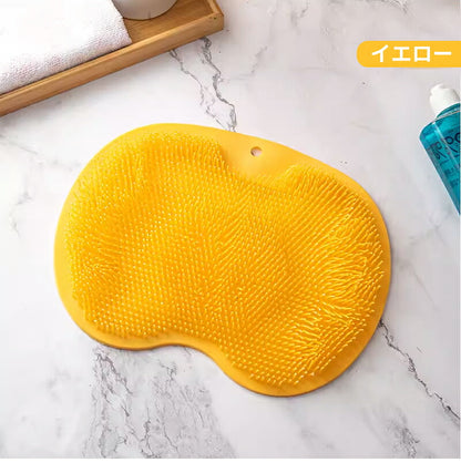 フットブラシ 足臭 足裏ケア お風呂 柔らか 足洗い フット 背中ケア ブラシ マット 足洗用 足洗マット シリコン 爪ブラシ 足洗いマット 足裏ブラシ フットケア 足洗いブラシ 角質ケア 足くさい 水虫 足裏 足裏洗い 吸盤付き 背中ブラシ