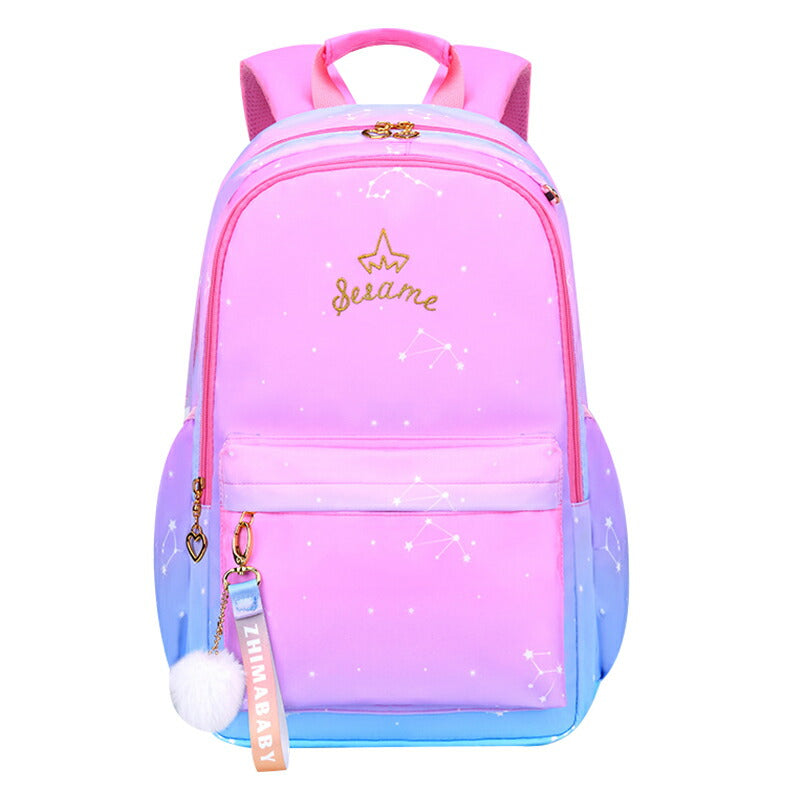 リュック 女の子 小学生 中学生 おしゃれ キッズリュック ハート グラデーション ずり落ち防止 ベルト 肩ひも ズレ 防止 背面ファスナー パステル 星柄 原宿 韓国 可愛い 通塾 通園 幼稚園 旅行 修学旅行 20l 35l 3歳 リュック キッズ 子供