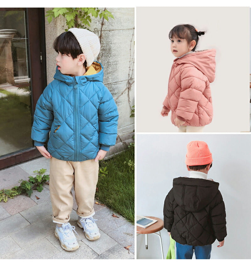 中綿 コート 子供 ダウン キッズ ダウンコート ダウンジャケット 女の子 男の子 アウター コート フード付き 子供bbyf-002