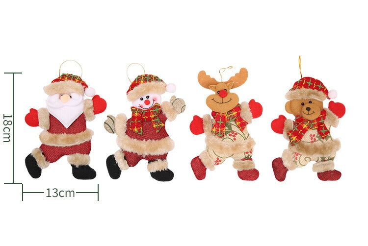 クリスマスオーナメント クリスマス 飾り 3type サンタ クリスマスツリー 飾り付け オーナメント 鈴 リース christmas ornaments 装飾christmas-001