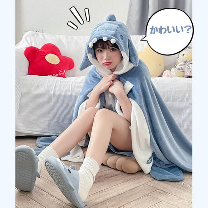 着ぐるみ パジャマ サメ パジャマ レディース 冬 秋冬 ルームウェア モコモコ パジャマ ワンピース パジャマ 着ぐるみ パジャマ レディース 大人用  ワンピース 秋 冬 学生 お祭り イベント 可愛い 高校生 娘 プレゼント