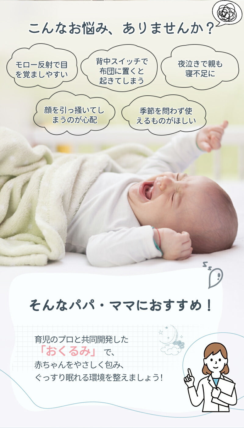 スワドル おくるみ  赤ちゃん 新生児 竹繊維素材 安眠 熟睡 夜泣き対策 寝ぐずり対策 モロー反射対策 寝かしつけ キッズ ベビー マタニティ用品 出産準備 sleepbag-006-1