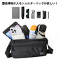 ショルダーバッグ キャンバス コンパクトボディバッグ ミニ バッグ メンズ バッグインバッグ レディース コンパクト 撥水 大容量 ポケット 散歩 普段使い 通勤 レディース おしゃれ ショルダー 斜めがけ 軽量 プレゼント ギフト 手洗い 仕切り整理
