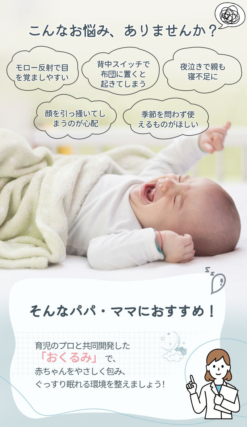 スワドル おくるみ  夏用スワドル 着るおくるみ 手が出せる すわどる  赤ちゃん メッシュ 手が出る アップ 綿100% 新生児 涼しい モロー反射 l 大きokurumi-0014