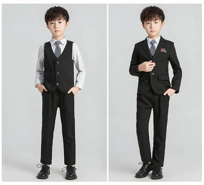スーツ 男の子 5点セット フォーマル 子供スーツ 七五三 子供 入学式 子供服 卒業式 紳士服 キッズ 誕生日 入園式 小学生 中学生 卒園式 ピアノ発表会 男の子スーツ 華やか 退所式 保育所 保育園  90/100/110/120/130/140/150/160/170cm