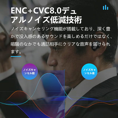 【P20倍】【Bluetooth5.3+日本語音声】ワイヤレスイヤホン bluetooth イヤホン 残量表示 AAC対応 Hi-Fi高音質 低遅延 自動ペアリング ノイズキャンセリング 40時間 Type‐C急速充電 IPX7防水 片耳/両耳 快適な装着感 軽量 iPhone EDR