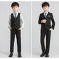 スーツ 男の子 5点セット フォーマル 子供スーツ 七五三 子供 入学式 子供服 卒業式 紳士服 キッズ 誕生日 入園kidssuit-0001