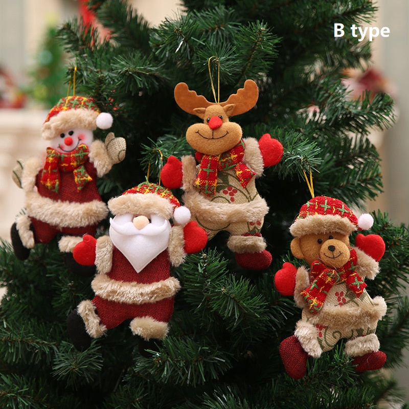 クリスマスオーナメント クリスマス 飾り 3type サンタ クリスマスツリー 飾り付け オーナメント 鈴 リース christmas ornaments 装飾christmas-001