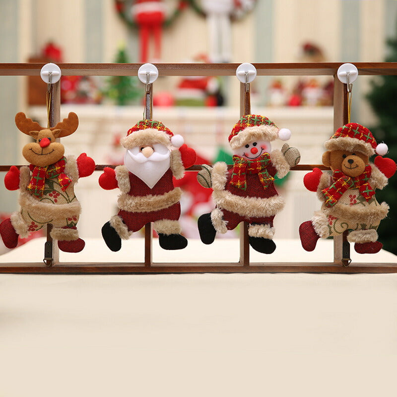 クリスマスオーナメント クリスマス 飾り 3type サンタ クリスマスツリー 飾り付け オーナメント 鈴 リース christmas ornaments 装飾christmas-001
