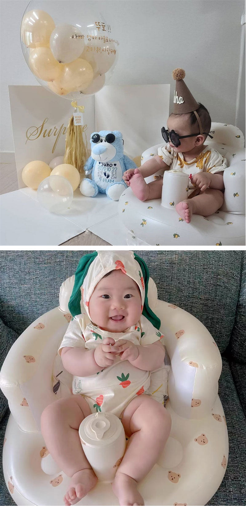 椅子 ビニール 赤ちゃん ベビーチェア ベビーバス 赤ちゃん椅子 ベビー椅子 赤ちゃんチェア コンパクト ベビーソファ 軽量 ベビーソファー 折り畳み お座り練babychair-005