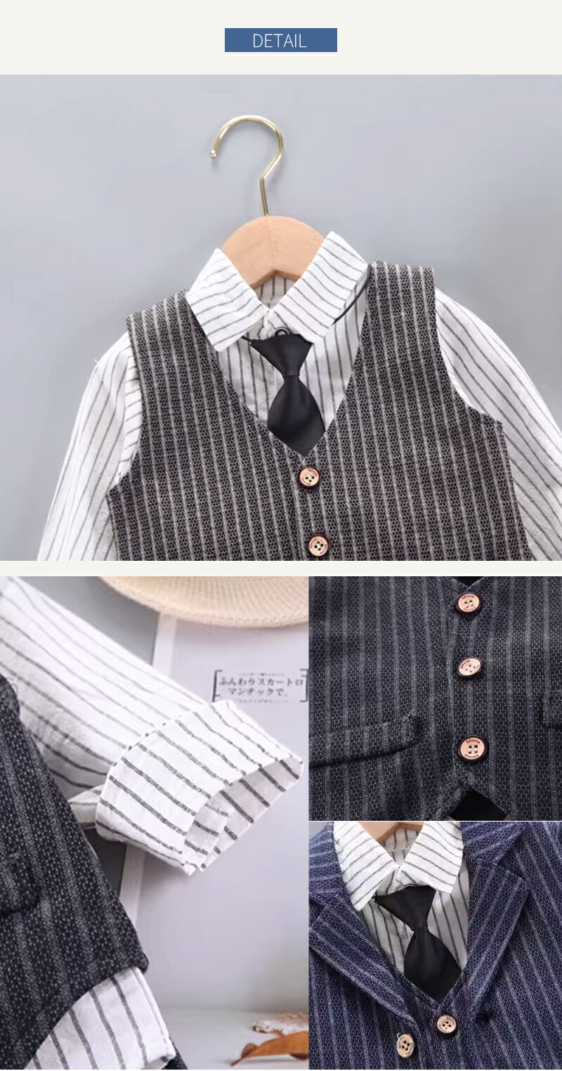 フォーマル 男の子 子供スーツセット おしゃれ キッズフォーマル ジャケット シャツ 上下セット 長袖 子供 服 入園式 七五三 入学式 卒業式 結婚式 お宮参り ピアノ 発表会 誕生日 撮影写真 セットアップ