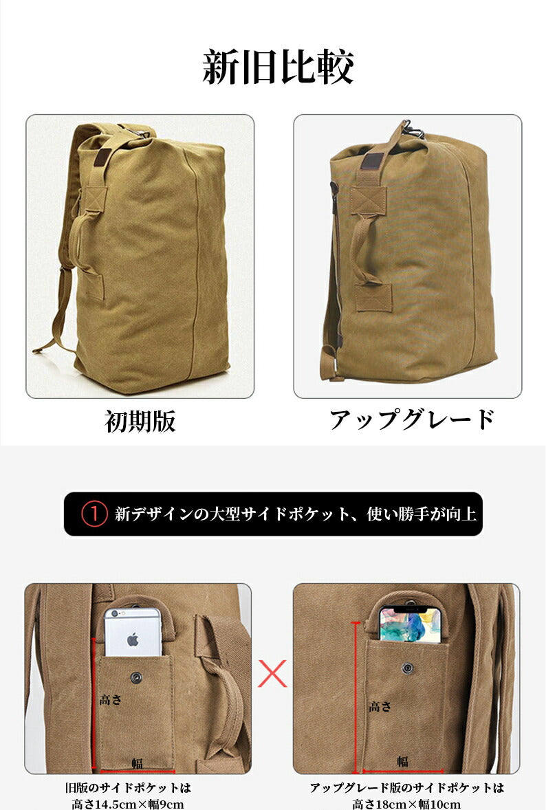 バックパック メンズ 2way ザック リュック リュックサック シンプル 2way バッグ メンズ レディース 大容量 軽量 通勤 通学 男女兼用 旅行 カバbag-008