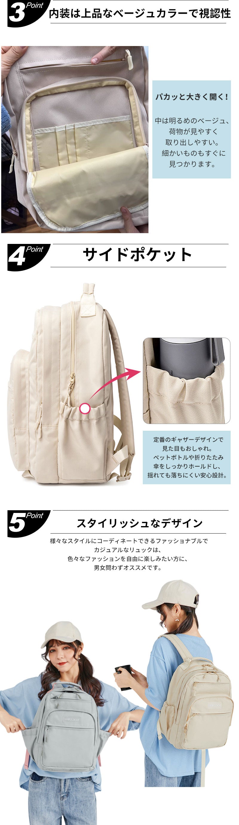 リュック 大容量 レディース パソコン バッグ パソコンバッグ pcリュック つま先あり ママリュック 軽量 リュックサック Macbook 13インチ 中学生 高校生 カバン 無地 A4 多機能 軽い 撥水 通勤 通学 旅行 出張 避難