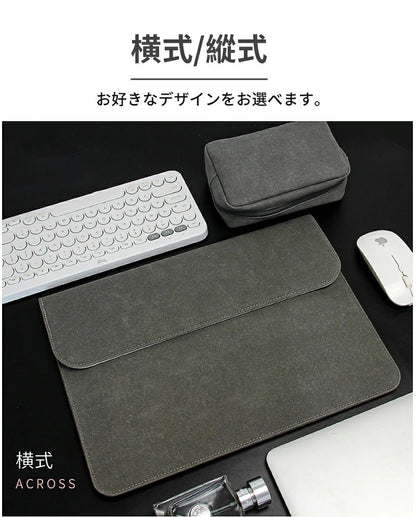 ノートパソコンバッグ 電源バッグ 防水 軽量 充電器ケーブル 13-16インチ Apple MacBook MacBook Air 13.6 15.3 ?Pro 13 14 15 16 iPad Pro 13 Air 13 11 Surface Pro 11 10 9 PCバッグ レザーケース 用収納バッグ 用保護ポーチ