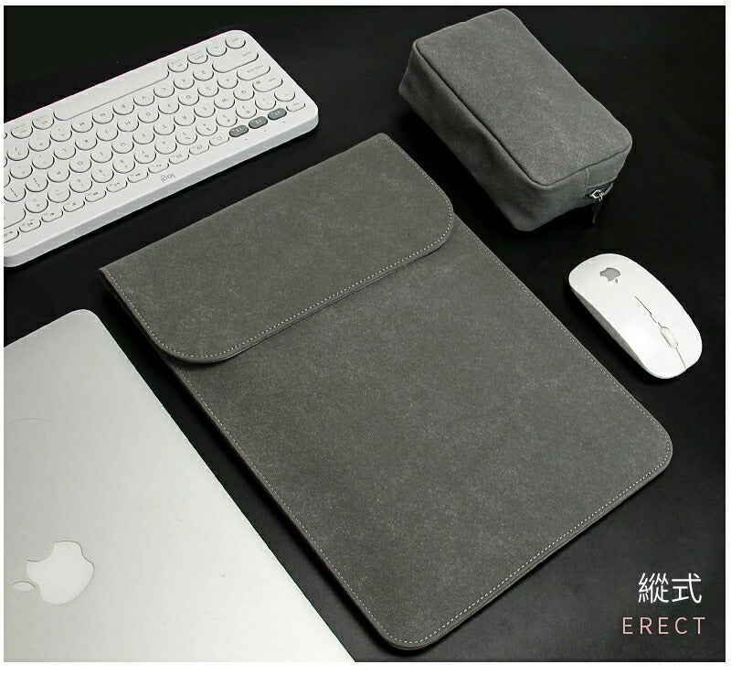 ノートパソコンバッグ 電源バッグ 防水 軽量 充電器ケーブル 13-16インチ Apple MacBook MacBook Air 13.6 15.3 ?Pro 13 14 15 16 iPad Pro 13 Air 13 11 Surface Pro 11 10 9 PCバッグ レザーケース 用収納バッグ 用保護ポーチ