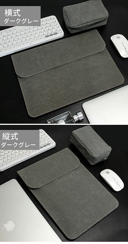 ノートパソコンバッグ 電源バッグ 防水 軽量 充電器ケーブル 13-16インチ Apple MacBook MacBook Air 13.6 15.3  Pro 13 14 15 16 iPad Pro 13 Air 13 11 Surface Pro 11 10 9 PCバッグ 用保護ポーチ レザーケース 用収納バッグ