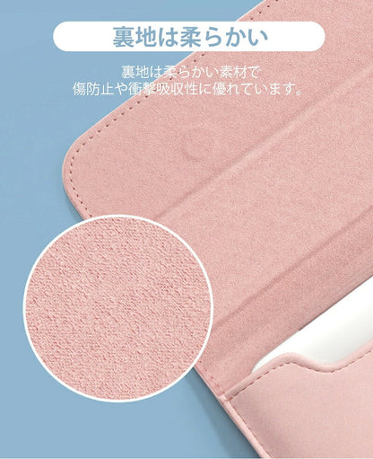 パソコンケース pcケース おしゃれ ノートパソコン ケース 2IN1 スタンド 多機能 耐衝撃 薄型 軽量 ノートパソコンバッグ 電源バッグ付き バッグ 15.6インチ パソコンカバー ケーブル PC収納 撥水 Macbook 8 10 Air 13.6 15.3インチ
