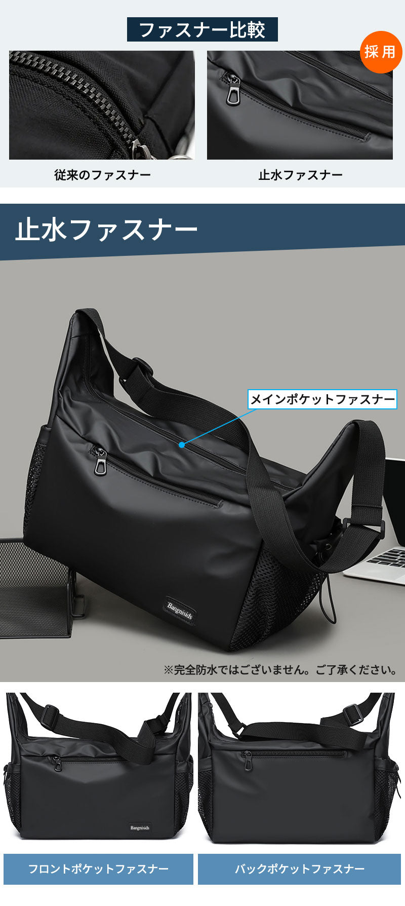 ワンショルダーバッグ メンズ 肩掛けバッグ 軽い ボディーバッグ 防水 メンズバッグ 斜め掛け ショルダー かっこいい ビジネス 大容量 軽量 おしゃれ リュック バッグ カジュアル 人気 旅行 通勤 通学
