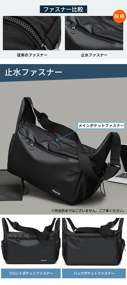 ワンショルダーバッグ メンズ 肩掛けバッグ 軽い ボディーバッグ 防水 メンズバッグ 斜め掛け ショルダー かっこいい ビジネス 大容量 軽量 おしゃれ リュック バッグ カジュアル 人気 旅行 通勤 通学