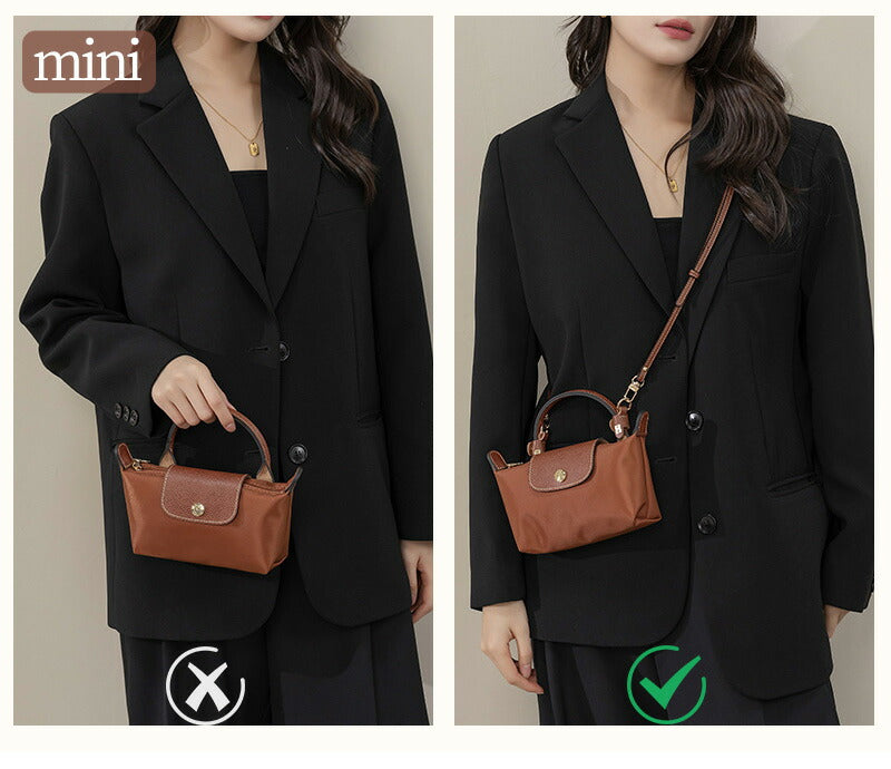 【最大40%OFF★15日まで】ストラップ ロンシャン ショルダーバッグ専用 ロンシャン ストラップ 後付け mini/S専用留め具ロンシャン スモール バッグbag-pj-1004