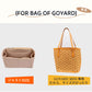 バックインバック ゴヤール goyard  ゴヤール用 インナーバッグ おしゃれ ブランド オシャレ キューブバッグ レディース バッグ オーガナイザー 小さめ 軽量 フェルト シンプル 大容量 自立 洗える 仕切り ファスナー ポケット付き