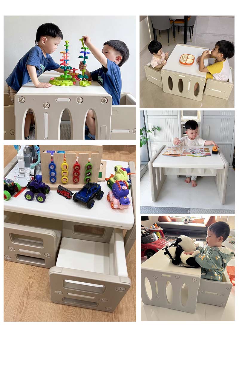 デスク 机 セット 子供 テーブル リビング学習 キッズ 高さ調整 学習机 幼児 1歳 2歳 3歳 4歳 5歳 5way キッズチェア デスクセット 勉強机 キbbtable-1002