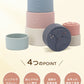 スタッキングカップ stacking cups toy 赤ちゃん ベビー おもちゃ 6ヶ月 0歳 1歳 2歳 3歳 知育玩具 キッズ 積み木 つみき 出産祝い ギフト 誕生日 プレゼント 男の子 女の子 シリコン製 スタッキングトイ