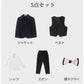 スーツ 男の子 5点セット 七五三 子供 入学式 フォーマル 子供スーツ 子供服 卒業式 送料無料 紳士服 キッズ 誕生日 入園boysuit-001
