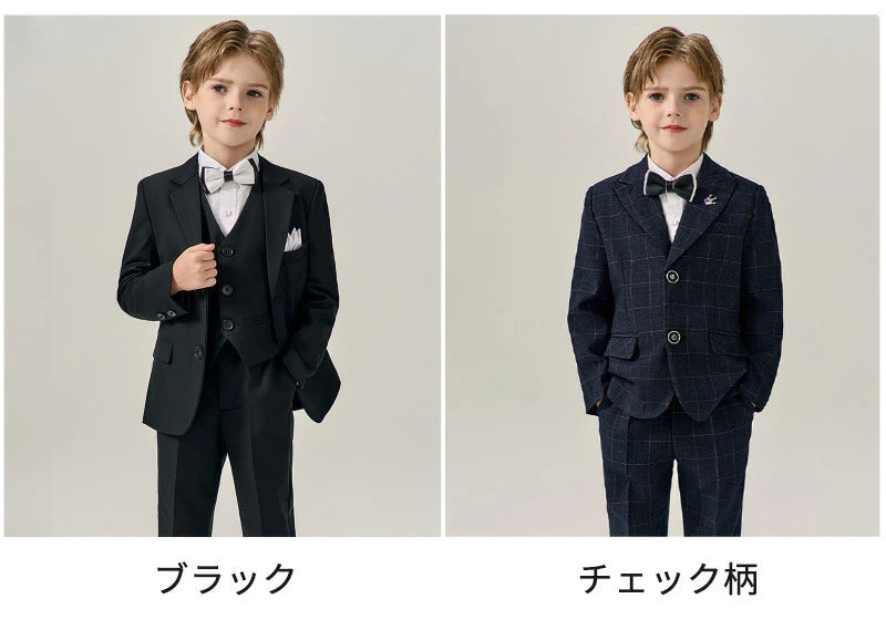 スーツ 男の子 5点セット 七五三 子供 入学式 フォーマル 子供スーツ 子供服 卒業式 送料無料 紳士服 キッズ 誕生日 入園式 小学生 中学生 ピアノ発表会 卒園式 保育所 華やか 退所式 保育園 90/100/110/120/130/140/150/160/170cm