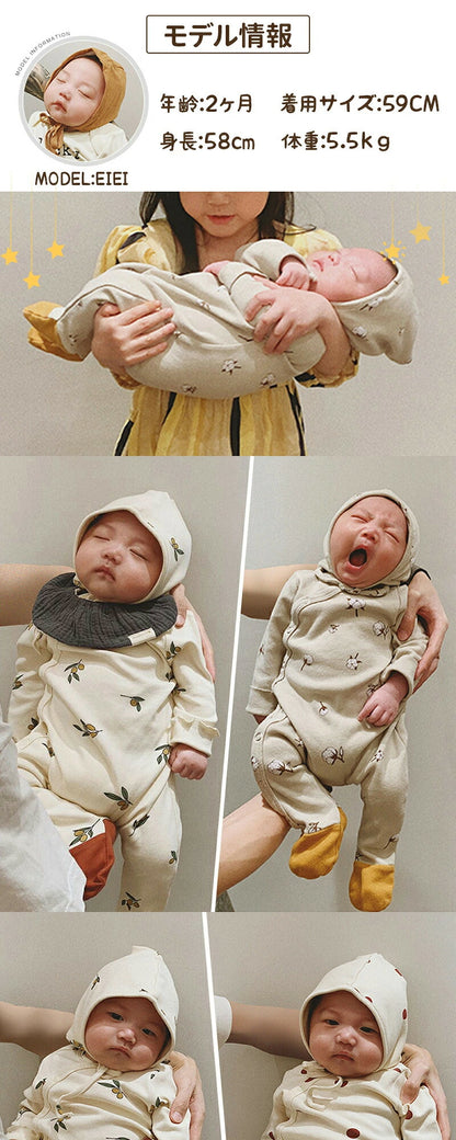 ベビー ロンパース 前開き 女の子 男の子 長袖 ベビー服 肌着 カバーオール 足つきロンパース 子供服 足つき オールインワン おしゃれ ハット付き 赤ちゃん ベビー キッズ フワフワ 子ども服 伸縮性 おすすめ シンプル