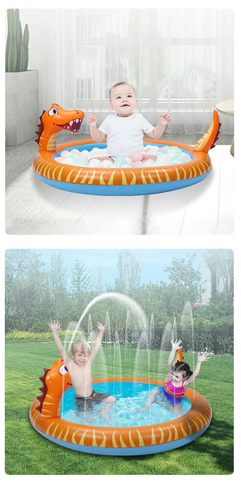 噴水 プール 噴水マット 夏休み 水遊び 家庭用 キッズ 子ども 犬 暑さ対策 コンパクト 自宅 庭 2歳 スプラッシュプール プレイマット シャワー ビニールプール 直径 170cm おもちゃ 芝生遊び ベビープール サークル 浮き輪マット 噴水池 子供用 犬用プール 庭