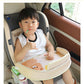 チャイルドシート テーブル キッズ チャイルドデスク 車 机 赤ちゃん 子供 おすすめ 車用品 チャイルドトレイ ベビーテーブル 車内 幼児 かわいい シートテーブル 子ども用 食事 お絵かき お遊び台 両側に収納ポケット付き 防水 撥水 収納 固定バンド付き カー ベビーカー