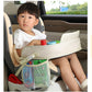 チャイルドシート テーブル キッズ チャイルドデスク 車 机 赤ちゃん 子供 おすすめ 車用品 チャイルドトレイ ベビーテーブル 車内 幼児 かわいい シートテーブル 子ども用 食事 お絵かき お遊び台 両側に収納ポケット付き 防水 撥水 収納 固定バンド付き カー ベビーカー