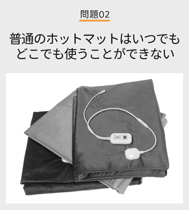 ミニ デスク下 ホットマット 一人用  折りたたみ 足元 足温器 省エネ USB 水洗いOK 椅子 電気ひざ掛け ホットテーブルマット 洗える 電気ホットカーペcarpet-001