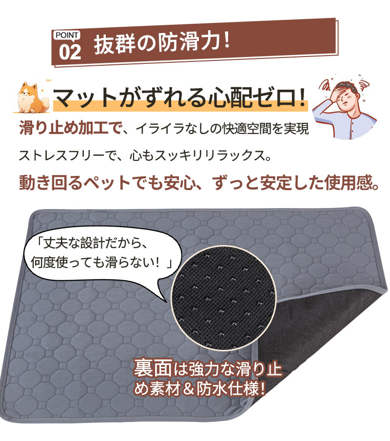 トイレマット ペットシーツ 犬 猫 防水 漏れ防止 ペット トイレシー 防水マット 防水シート ペットシート 洗える 小 carpet-003