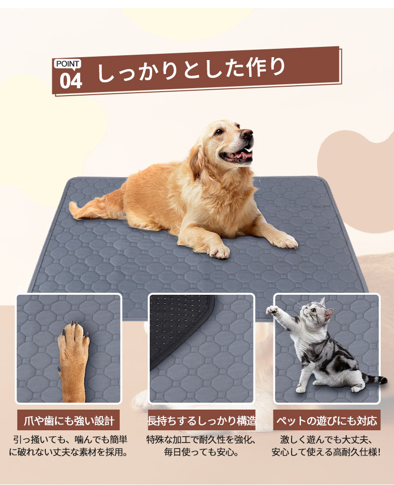 トイレマット ペットシーツ 犬 猫 防水 漏れ防止 ペット トイレシー 防水マット 防水シート ペットシート 洗える 小 carpet-003