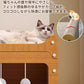猫ハウス ネコ ハウス 爪とぎ ベッド ダンボール 猫ベッド ペットベッド ３type ねこ 爪とぎハウス つめとぎ 爪研ぎ かわいい 通気 耐久 ストレス解消 毛玉付き 家具破壊防止 耐荷重 両用 3in1 木製 八面使える 分割して使用可能 おしゃれ