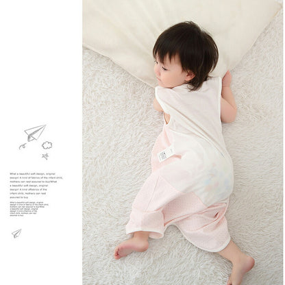 即納 ベビー スリーパー 夏 メッシュ 夏用 ガーゼ 背中メッシュ 半袖 袖なし ベビースリーパー キッズ 2way パンツ型 ドレス型 涼しい 赤ちゃんスリーパー 夏 着脱簡単 春 幼児 スナップボタン 出産祝い ギフト ノースリーブ 袖あり