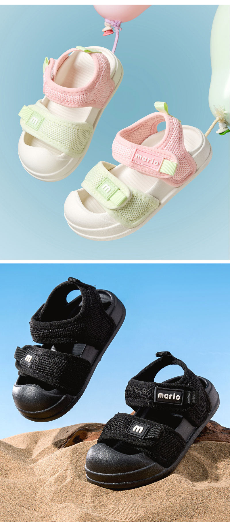 キッズサンダル サンダル ベビーサンダル 子供靴 キッズシューズ つま先あり つま先保護 つま先ガード 安全サンダル 軽量 滑り止め 滑りにくい 蒸れない 通園childsd-1001