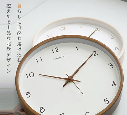 掛け時計 時計 壁掛け 木製 静音 リビング クロック 見やすい 北欧 壁掛け時計 かべ掛け時計 オシャレ レトロ アナログ 掛時計 シンプル かわいい 可愛い モダン かけ時計 静か 木 ナチュラル インテリア 飾り 軽量 壁時計 大きい 結婚 新築 引越し 開店 開業 おしゃれ