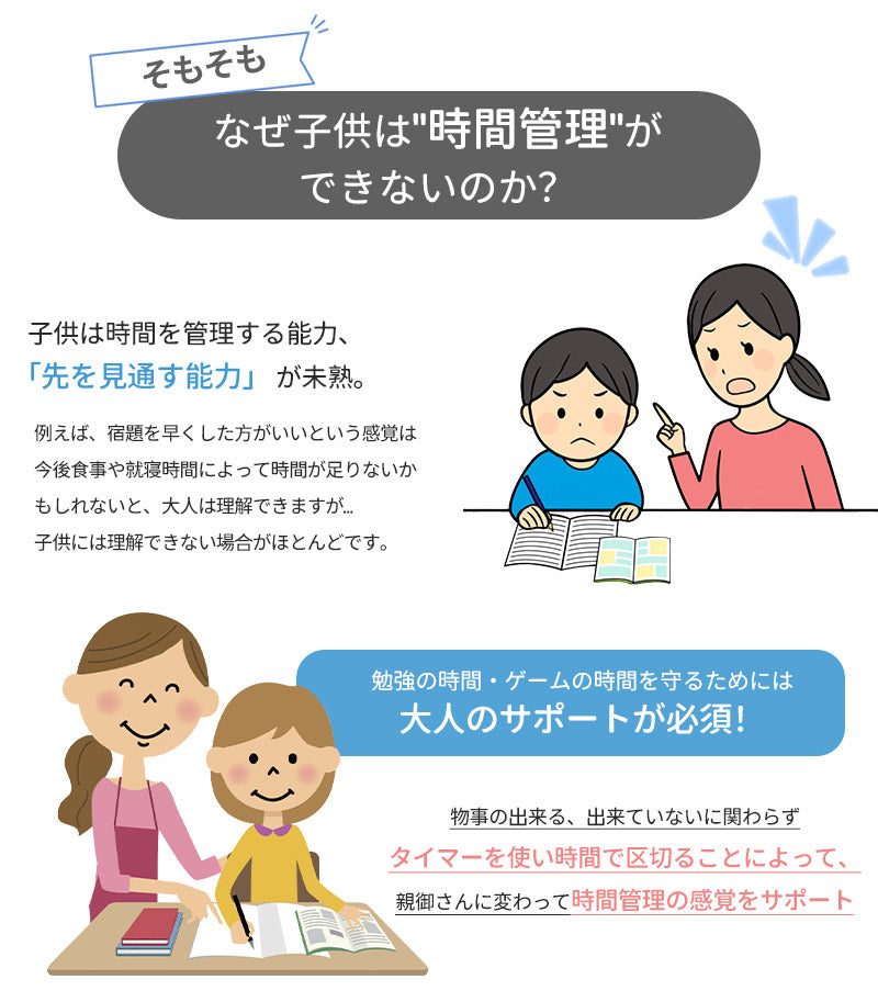 タイマー 子供 子ども 時計 知育 学習タイマー かわいい 勉強 テレビ キッチンタイマー アナログ ゲーム カウント 料理 自宅学習 テレワーク 子供用 子ども用 ストップウォッチ 勉強サポート 集中力アップ 受験対策 タイムマネジメント 可愛い デジタル表示 アラーム付き