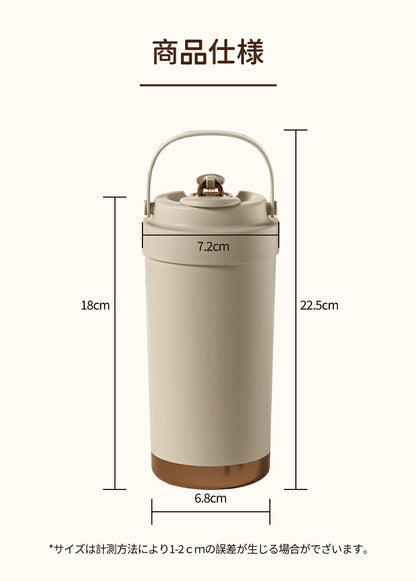 セラミックタンブラー　タンブラー 500ML 保冷・保温　二重構造 保温携帯コーヒーカップ おしゃれ 溢れにくい 魔法瓶 保冷 耐熱 蓋付き 直接ドリップ ブラック 3Way 真空断熱 セラミック・コーティング　316セラミック トラベルカップ 軽量 持ち運び