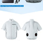 空調ベスト フルセット 空調ウェア 半袖 空調作業服 半袖空調 作業 服 20000mAhバッテリー モバイルバッテリー付き ファンベスト 空調扇風服 3段階強風 36h連続送風 エアコン服 UVカット UPF 50+ 建設作業 アウトドア 父の日
